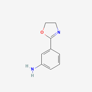 molecular formula C9H10N2O B6306954 3-(4,5-Dihydrooxazol-2-yl)aniline CAS No. 81187-71-5