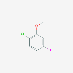 molecular formula C7H6ClIO B063071 2-Chloro-5-iodoanisole CAS No. 161949-50-4