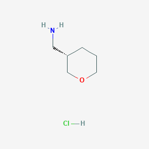 molecular formula C6H14ClNO B6307166 [(3S)-oxan-3-yl]methanamine hydrochloride CAS No. 2007916-42-7