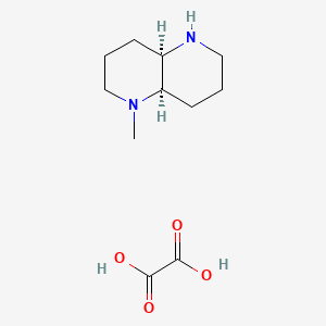 molecular formula C11H20N2O4 B6307185 (4aR,8aR)-rel-1-Methyl-decahydro-1,5-naphthyridine oxalic acid CAS No. 2007919-59-5