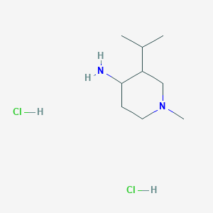 3-Isopropyl-1-methylpiperidin-4-amine dihydrochloride