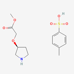 (S)-(Pyrrolidin-3-yloxy)-acetic acid methyl ester tosylate