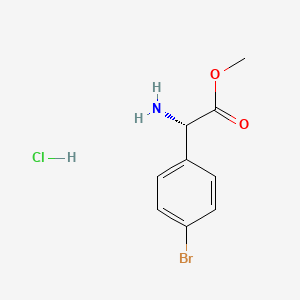 Methyl (2S)-2-amino-2-(4-bromophenyl)acetate HCl (H-L-Phg(4-Br)-OMe.HCl)