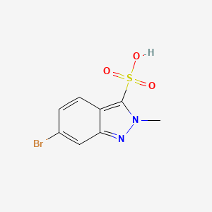 6-Bromo-2-methyl-indazole-3-sulfonic acid