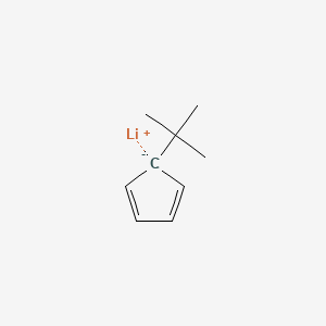 molecular formula C9H13Li B6307257 tert-Butylcyclopentadienyl-lithium CAS No. 50356-03-1