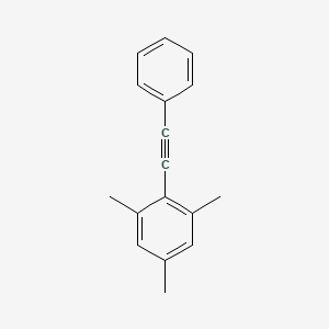 molecular formula C17H16 B6307365 1,3,5-TRIMETHYL-2-(2-PHENYLETHYNYL)BENZENE CAS No. 29778-31-2
