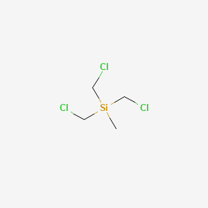 molecular formula C4H9Cl3Si B6307387 Tris(chloromethyl)methylsilane CAS No. 18171-72-7