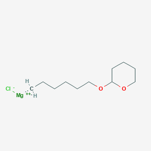 molecular formula C11H21ClMgO2 B6307409 6-(2-Tetrahydro-2H-pyranoxy)hexylmagnesium chloride CAS No. 69049-76-9