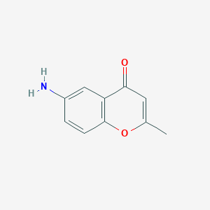molecular formula C10H9NO2 B6307464 6-Amino-2-methyl-4H-chromen-4-one CAS No. 75487-98-8