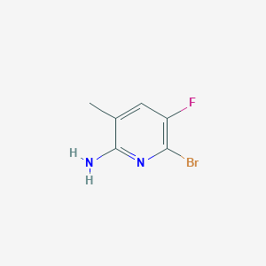 molecular formula C6H6BrFN2 B6307473 6-Bromo-5-fluoro-3-methyl-pyridin-2-amine CAS No. 2086189-45-7