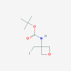 t-Butyl N-[3-(iodomethyl)oxetan-3-yl]carbamate