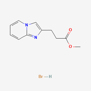 Methyl 3-imidazo[1,2-a]pyridin-2-ylpropanoate hydrobromide