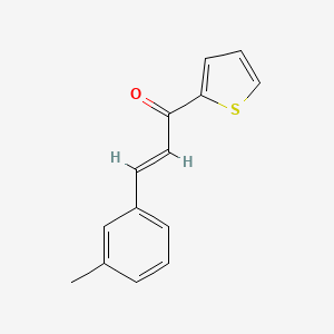 (2E)-3-(3-Methylphenyl)-1-(thiophen-2-yl)prop-2-en-1-one