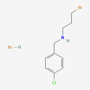 molecular formula C10H14Br2ClN B6307607 3-Bromo-N-(4-chlorobenzyl)-1-propanamine hydrobromide CAS No. 40584-09-6