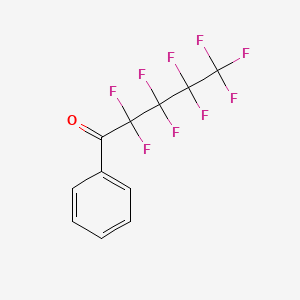 molecular formula C11H5F9O B6307615 Phenyl perfluorobutyl ketone CAS No. 308-27-0
