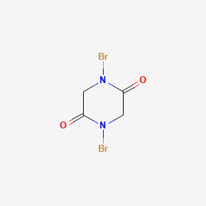 molecular formula C4H4Br2N2O2 B6307666 1,4-Dibromo-piperazine-2,5-dione CAS No. 37636-53-6