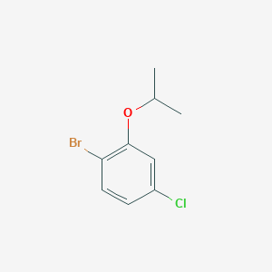 molecular formula C9H10BrClO B6307842 1-Bromo-4-chloro-2-isopropoxybenzene CAS No. 1337606-32-2