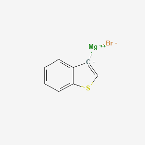 molecular formula C8H5BrMgS B6307881 Benzo[b]thiophen-3-ylmagnesium bromide CAS No. 348109-98-8