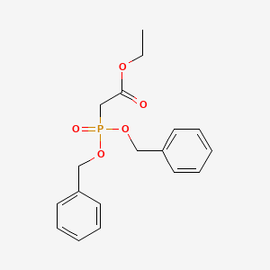molecular formula C18H21O5P B6307946 Dibenzyloxyphosphoryl acetic acid ethyl ester CAS No. 69639-67-4