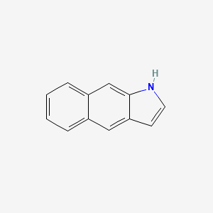molecular formula C12H9N B6308010 1h-Benzo[f]indole CAS No. 268-58-6