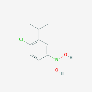 molecular formula C9H12BClO2 B6308136 4-Chloro-3-isopropylbenzeneboronic acid CAS No. 2121511-26-8
