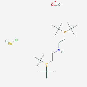 molecular formula C21H46ClNOP2Ru B6308275 Carbonylchlorohydrido[bis(2-di-t-butylphosphinoethyl)amine]ruthenium(II) CAS No. 1421060-10-7
