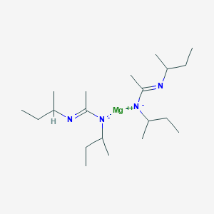 molecular formula C20H42MgN4 B6308284 Bis(N,N'-di-sec-butylacetamidinato)magnesium CAS No. 2080369-35-1