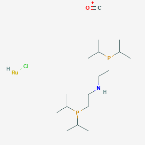 molecular formula C17H38ClNOP2Ru B6308291 Carbonylchlorohydrido[bis(2-di-i-propylphosphinoethyl)amine]ruthenium(II) CAS No. 1311164-69-8