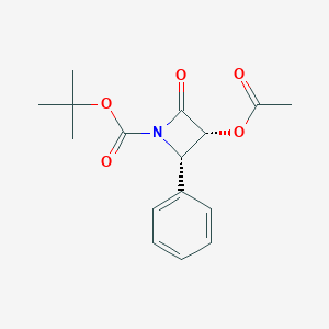(3R,4S)-Tert-butyl 3-acetoxy-2-oxo-4-phenylazetidine-1-carboxylate