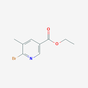 molecular formula C9H10BrNO2 B6308660 Ethyl 6-bromo-5-methylnicotinate CAS No. 1807212-34-5