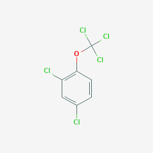 molecular formula C7H3Cl5O B6308694 2,4-Dichloro(trichloromethoxy)benzene, 98% CAS No. 50353-36-1