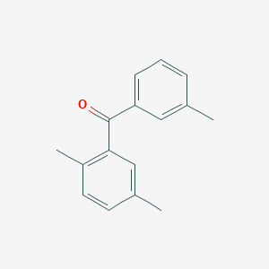 molecular formula C16H16O B6308730 (2,5-Dimethylphenyl)(3-methylphenyl)methanone CAS No. 64357-29-5