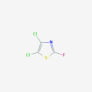 molecular formula C3Cl2FNS B6308805 4,5-Dichloro-2-fluoro-1,3-thiazole CAS No. 57314-08-6