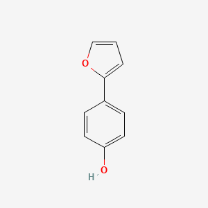 molecular formula C10H8O2 B6308984 4-(2-Furyl)phenol CAS No. 35461-94-0