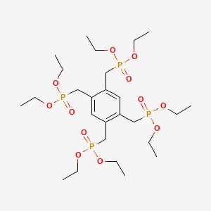 molecular formula C26H50O12P4 B6309034 Octaethyl [Benzene-1,2,4,5-tetrayltetrakis(methylene)]tetrakis(phosphonate) CAS No. 136455-49-7