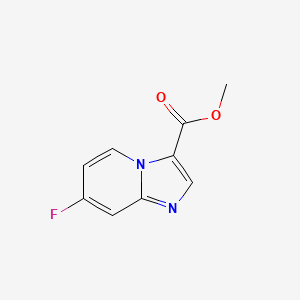 molecular formula C9H7FN2O2 B6309110 Methyl 7-fluoroimidazo[1,2-a]pyridine-3-carboxylate CAS No. 2114651-73-7