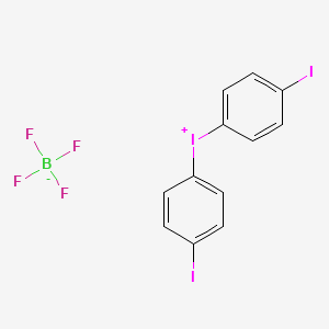 molecular formula C12H8BF4I3 B6309142 Bis(4-iodophenyl)-iodonium tetrafluoroborate CAS No. 1260147-20-3