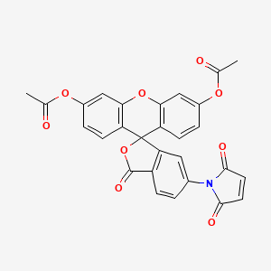 molecular formula C28H17NO9 B6309164 Fluorescein diacetate 6-maleimide CAS No. 400606-13-5