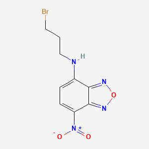 molecular formula C9H9BrN4O3 B6309166 N-(3-Bromopropyl)-7-nitro-2,1,3-benzoxadiazol-4-amine CAS No. 1246965-49-0