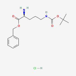 molecular formula C17H27ClN2O4 B6309192 H-Orn(Boc)-OBzl.HCl CAS No. 1998700-97-2