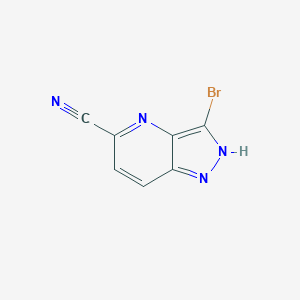 3-Bromo-1H-pyrazolo[4,3-b]pyridine-5-carbonitrile