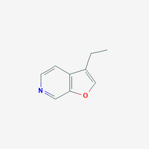molecular formula C9H9NO B063092 3-Ethylfuro[2,3-c]pyridine CAS No. 182819-56-3