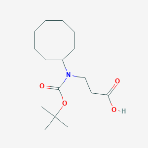 3-{[(t-Butoxy)carbonyl](cyclooctyl)amino}propanoic acid