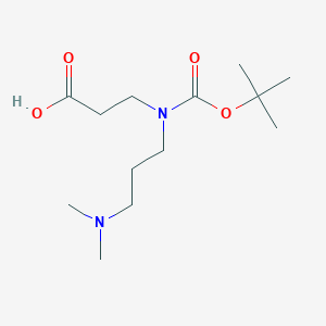 3-{[(t-Butoxy)carbonyl][3-(dimethylamino)propyl]amino}propanoic acid
