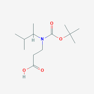 3-{[(t-Butoxy)carbonyl](3-methylbutan-2-yl)amino}propanoic acid