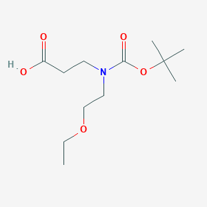 3-{[(t-Butoxy)carbonyl](2-ethoxyethyl)amino}propanoic acid