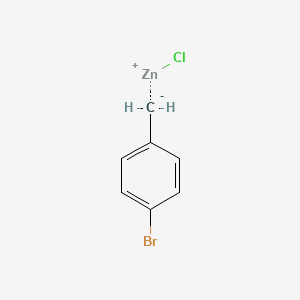 molecular formula C7H6BrClZn B6309412 4-Bromobenzylzinc chloride CAS No. 352525-64-5