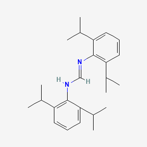 molecular formula C25H36N2 B6309637 Methanimidamide, N,N'-bis[2,6-bis(1-methylethyl)phenyl]- CAS No. 581776-24-1