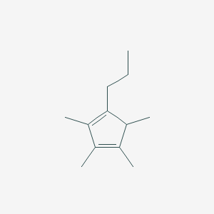 molecular formula C12H20 B6309662 1,2,3,5-Tetramethyl-4-propylcyclopenta-1,3-diene CAS No. 83321-20-4