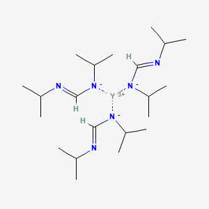 molecular formula C21H45N6Y B6309669 Tris(N,N'-di-i-propylformamidinato)yttrium(III) CAS No. 2409013-69-8